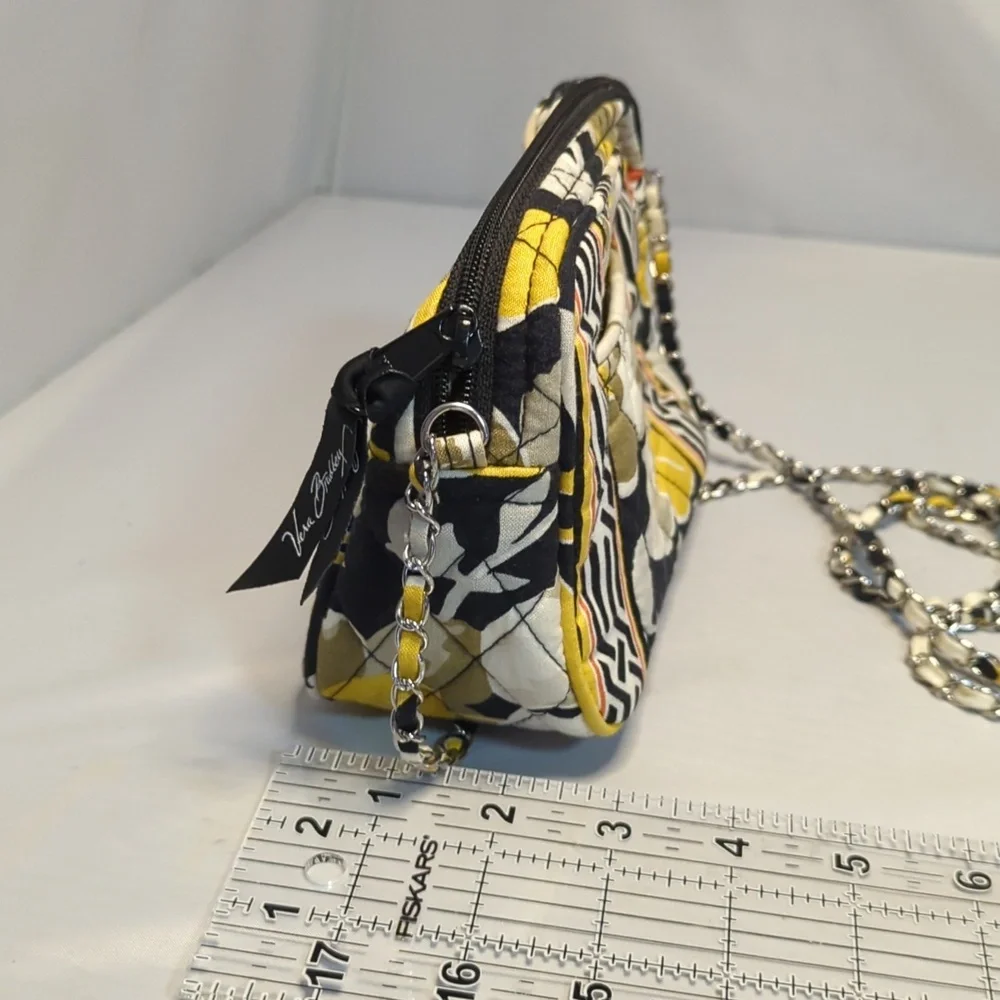 Vera Bradley Mini Chain Crossbody Purse Bag Dogwood Pattern